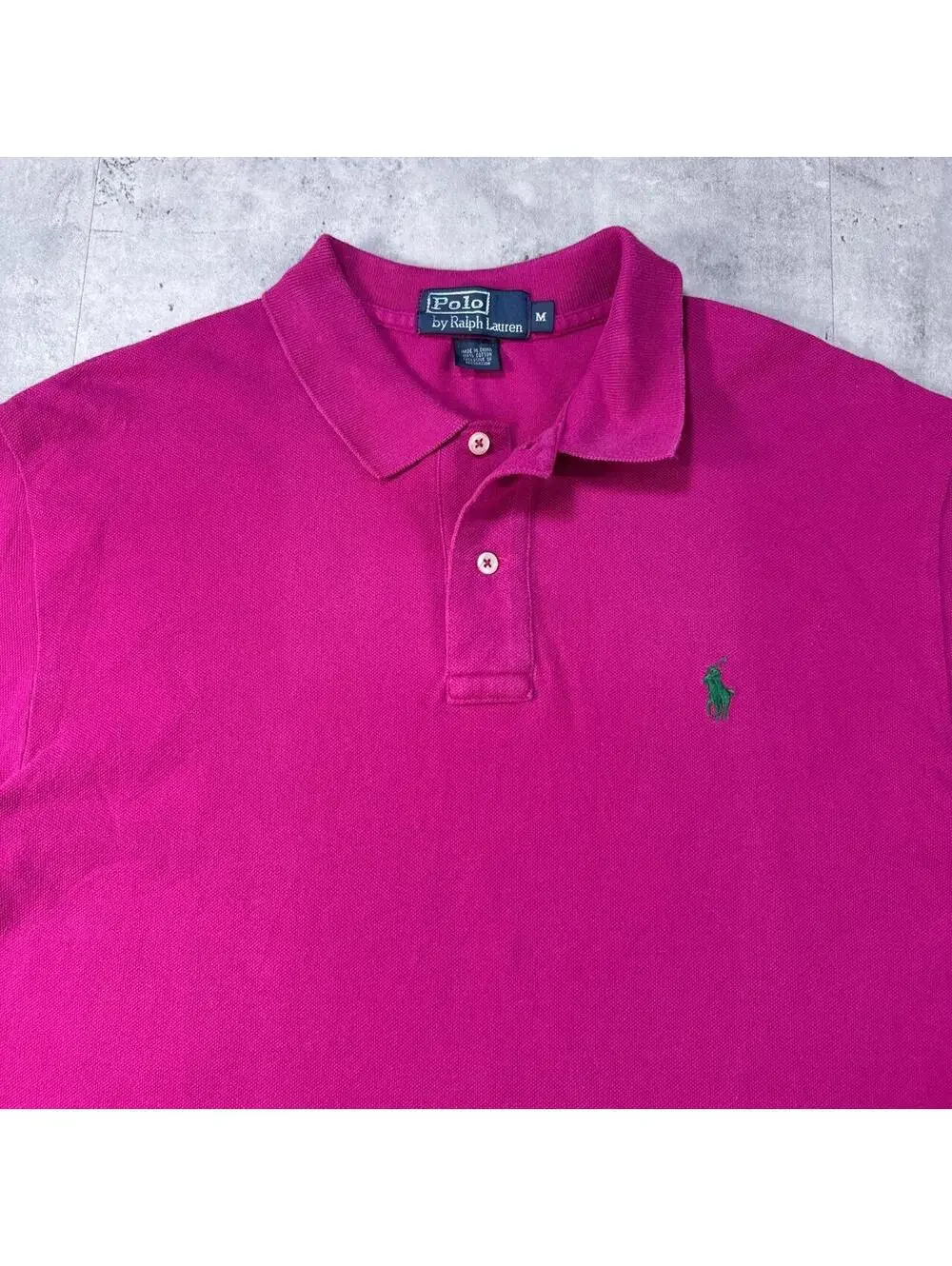 Y2K Polo Ralph Lauren 00s Pink Polo Shirt